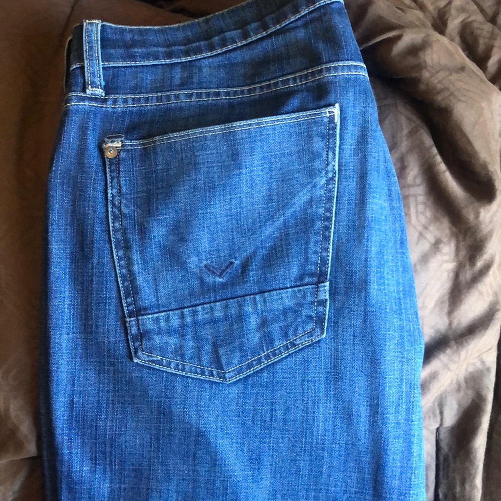 Hudson Straight Leg Jeans, Size 34, Gently Worn